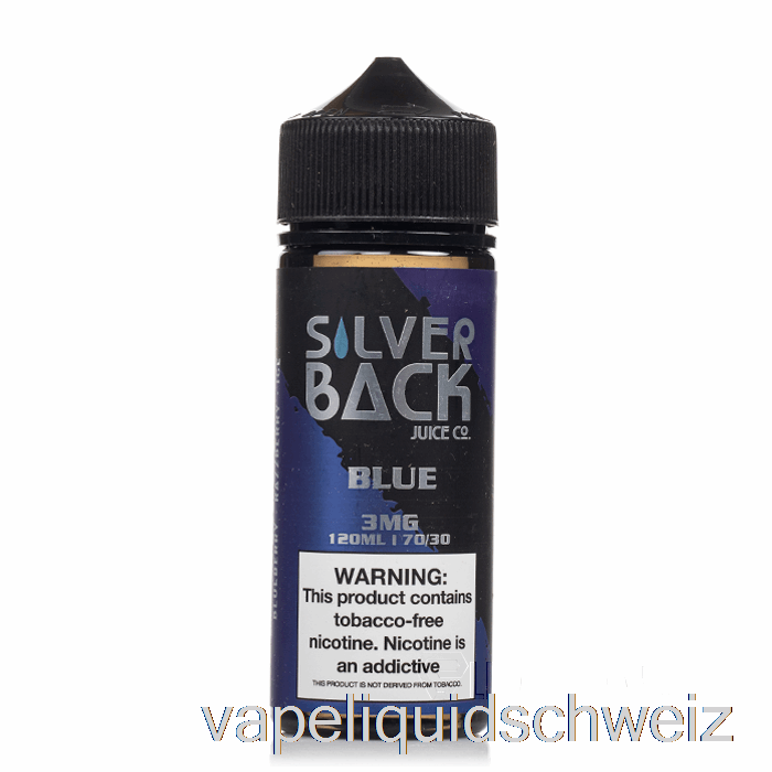 Blau - Silverback Juice Co. - 120 Ml 0 Mg Vape Liquid E-Liquid Schweiz